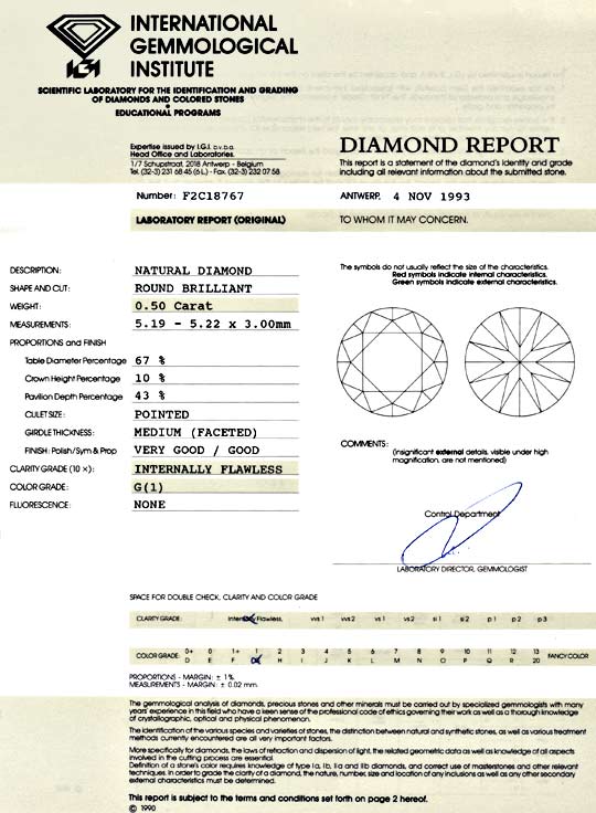 Foto 9 - Diamant 0,50 Brillant IGI Lupenrein feines Weiss, D5807