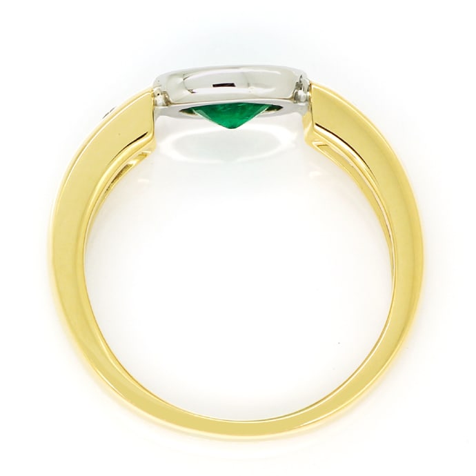 Foto 3 - Designring 0,80ct Spitzen Smaragd lupenreine Brillanten, Q1670