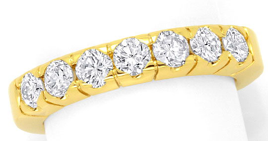 Foto 2 - Brillant Halbmemory Ring Diamanten-Ring Gelbgold 0,95ct, R1775