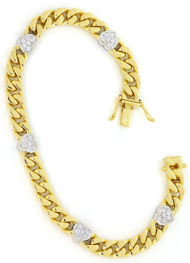 Foto 3 - Diamanten Herz Armband mit 0,40ct Brillanten 750er Gold, S9720